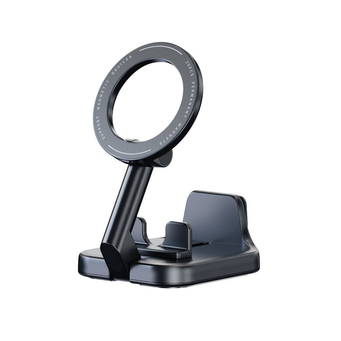 主打设计！超迷你！折叠式磁吸手机夹持支架飞机高铁小桌板手机架