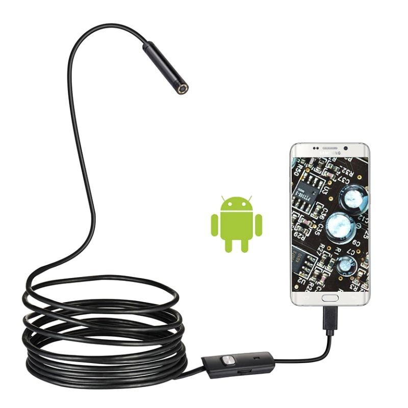 迷你二合一8mm内窥镜Micro USB安卓手机电脑1m/2m/5m工业管道窥镜