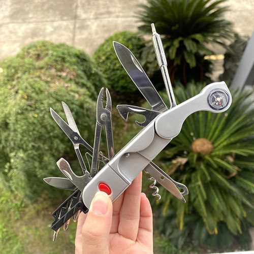 创意多功能户外登山组合折叠工具