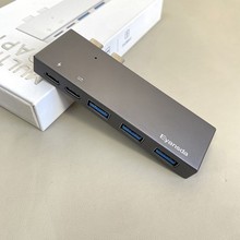 双type-c侧插拓展坞五合一适用2016/17MacBook-Pro铝合金扩展坞