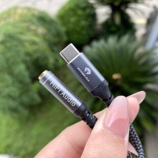 苹果也能用 芯片金属type c转3.5mm转接线解码 器 高端DAC数字解码
