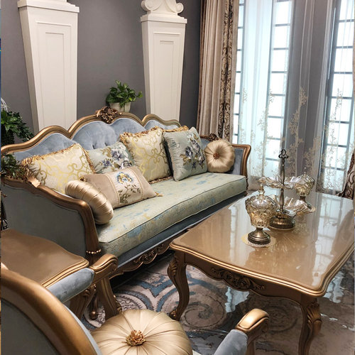 沙发组合轻奢法式复古小户型简欧