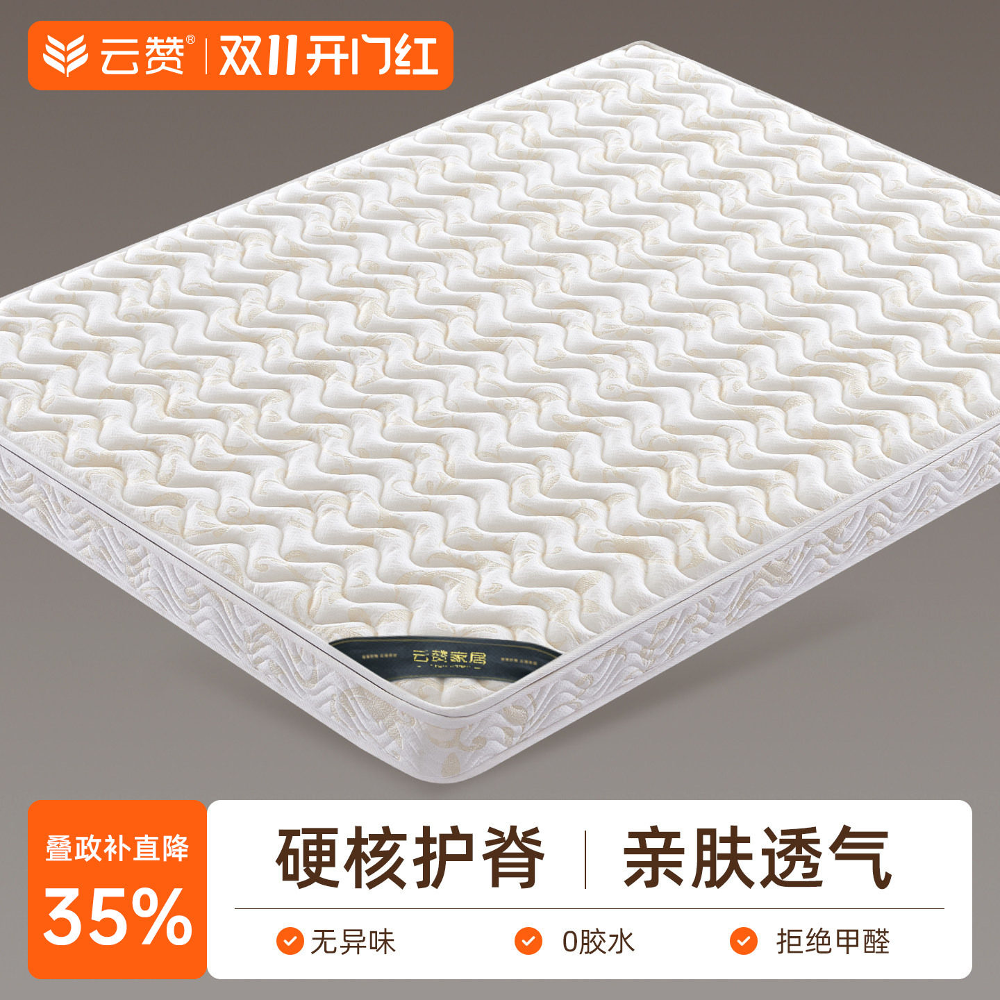 棕垫天然椰棕榈床垫硬垫子家用儿童护脊榻榻米定制乳胶加厚10cm20