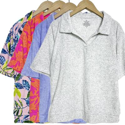 毛巾棉短袖短裤套装家居服