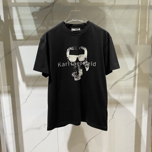 短袖 Karl 老佛爷logo字母印花男士 26春夏新款 T恤602092 Lagerfeld
