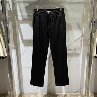 直筒休闲裤 26春夏腰间老佛爷logo字母刺绣男士 Lagerfeld Karl