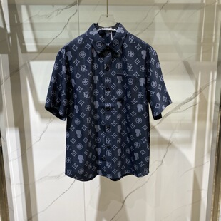 衬衫 Karl 短袖 26春夏老佛爷logo字母满身印花男士 外套 Lagerfeld
