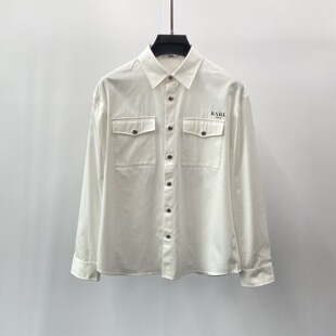 衬衫 卡尔老佛爷logo字母印花男士 外套 Lagerfeld 特惠Karl