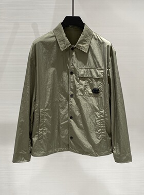 Cavalli Class 26春夏新款口袋金属logo字母装饰男士夹克外套