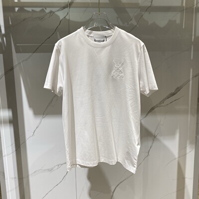 Dartin Bonaparto 26春夏双刀logo字母刺绣男士短袖T恤 605475