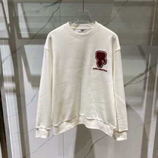 Karl Lagerfeld 秋冬老佛爷logo字母刺绣男士长袖加绒卫衣