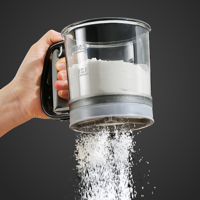 手持半自动面粉筛烘焙粉筛过筛器筛粉工具筛子过滤网蛋糕漏网