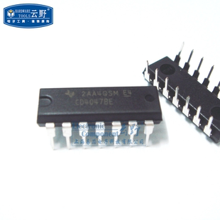 【高科美芯】IC集成电路CD4047BE DIP14直插 单稳态多谐振荡器