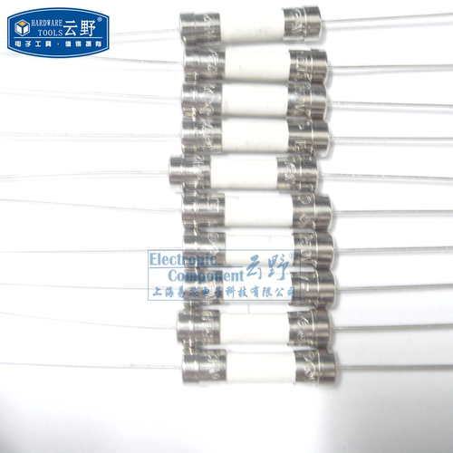 【高科美芯】 T慢熔 陶瓷保险丝 保险管 圆柱型 带脚5X20mm 5*20