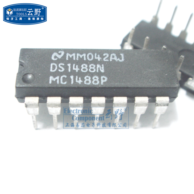 【高科美芯】IC集成电路MC1488P DIP14直插 RS232四线驱动器 芯