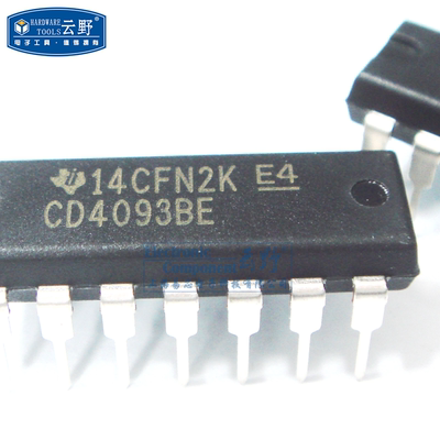 【高科美芯】IC集成电路CD4093BE DIP14直插 CMOS逻辑器件 10个