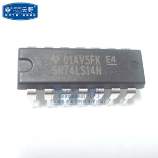 DIP14 高科美芯 IC集成電路SN74LS14N 8mA 六施密特觸發反相器
