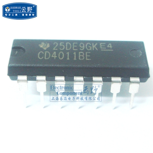 【高科美芯】IC集成电路CD4011BE DIP16直插 四路2输入与非门 逻