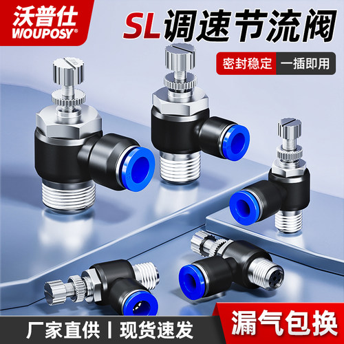 沃普仕气动接头SL节流阀