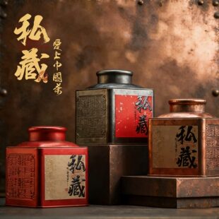 高级密封一斤红茶储存罐普洱茶茶叶罐大号空包装装铁桶感绿茶单丛