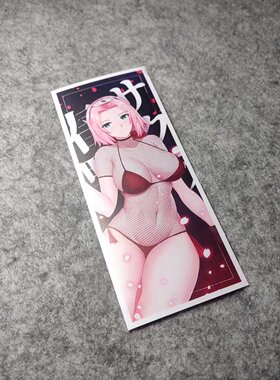 划纹贴画车贴摩托贴超级美女日漫车贴画卡通动漫二次元D2746