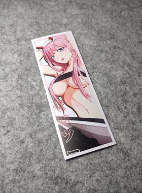 二次元个性车贴日漫卡哇伊美女划纹贴画摩托贴卡通动漫D2756