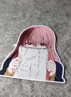 卡通二次元爆改漫画老婆酱改装汽车摩托贴纸痛车小窗车贴D2381