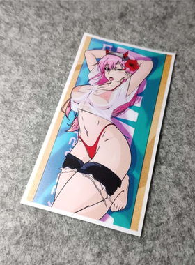 改装痛车潮流二次元动漫汽车摩托贴纸侧窗挡划痕烫画D1451