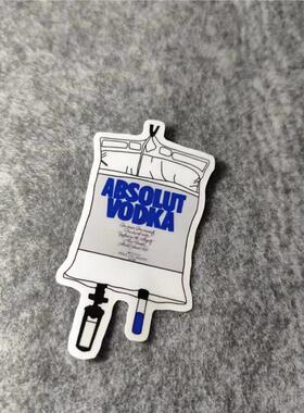 潮流字母恶搞卡通搞笑贴画摩托汽车电动车滑雪板贴纸车窗贴D3053