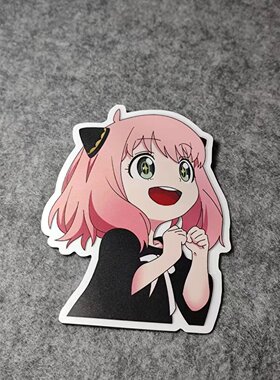 卡通卡哇伊美女日漫划纹贴超级摩托贴车贴画动漫二次元烫画D2946