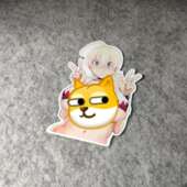 痛车潮流改装 二次元 动漫汽车摩托贴纸侧窗挡划纹烫画D1389