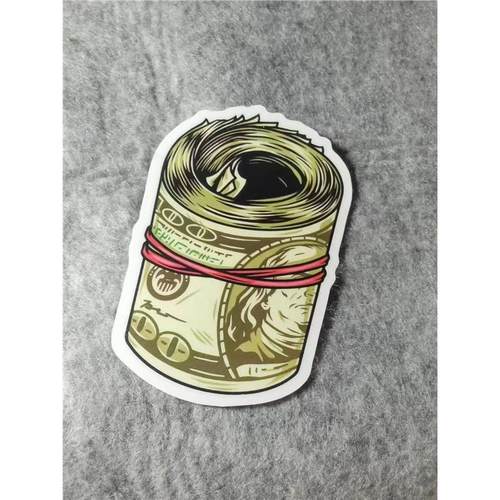 卡通潮流百搭创意贴画自粘车贴动漫时尚摩托贴画划纹装饰贴D3038