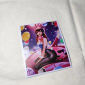 卡通日漫二次漫画改装 划纹烫画车贴D2491 汽车摩托贴纸搞笑二次元