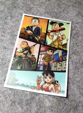 改装痛车潮流二次元动漫汽车摩托贴纸侧窗挡划纹烫画D1727