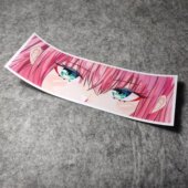 日漫二次美女漫画改装 划纹烫画车贴D2633 汽车摩托贴纸搞笑二次元