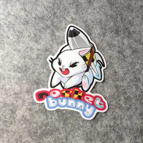 火箭兔潮流改装汽车贴摩托贴纸