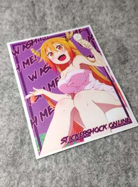 二次元cp改装痛车摩托贴电动车老婆酱侧窗JDM烫画D1632