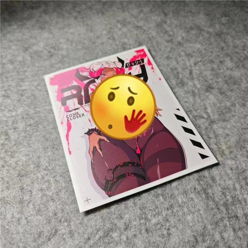 日漫美少女搞怪搞笑贴画摩托汽车电动车滑雪板贴纸车窗贴D3112