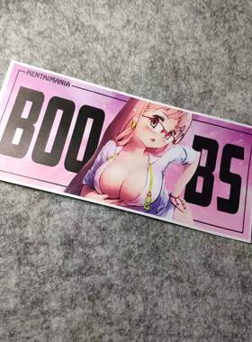 潮流改装二次元动漫汽车贴摩托贴纸侧窗二次元划痕烫画D1268