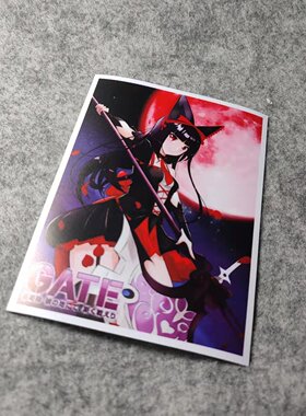 暗黑魔女二次元潮流改装机车摩托贴滑板卡通遮痕个性车贴D2157