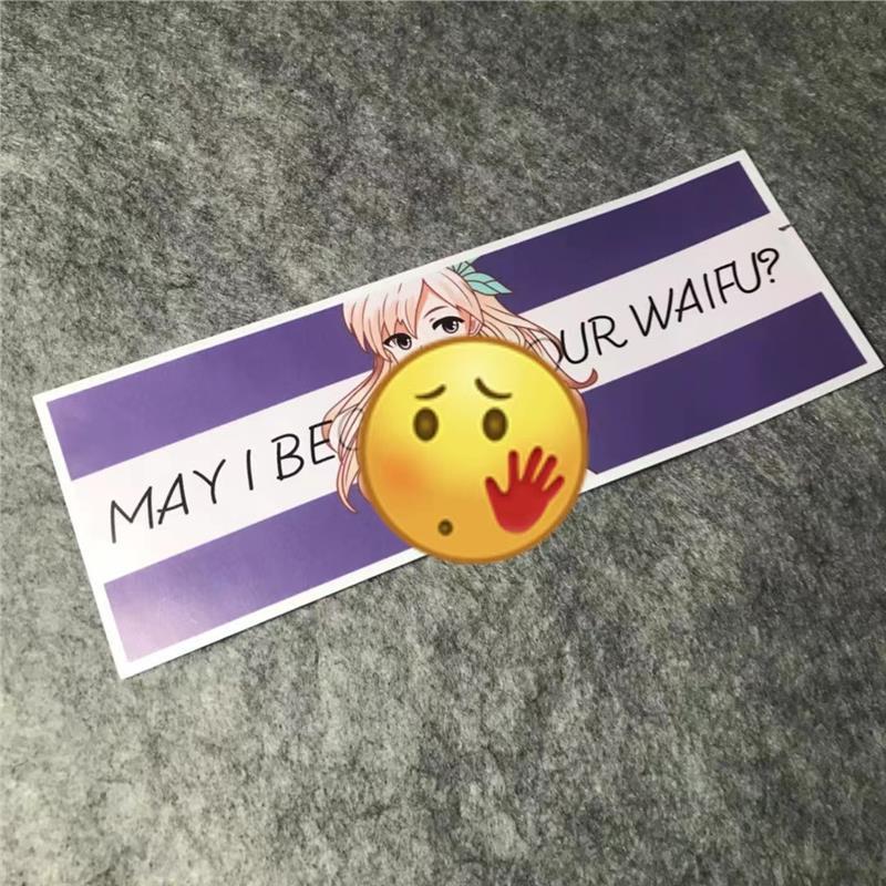 次元卡通车贴日漫划纹贴摩托卡哇伊性感美女卡通贴画二D492