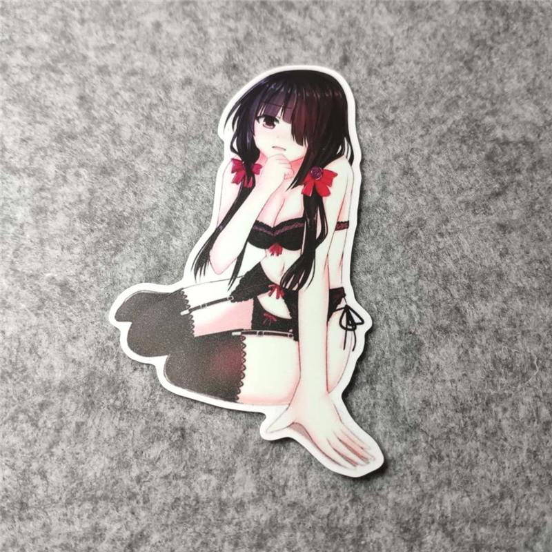 日系JDM潮流改装二次元动漫汽车贴摩托贴纸侧窗划纹烫画D1377