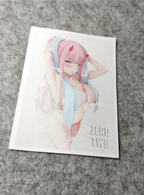 日系JDM潮流改装二次元动漫汽车贴摩托贴纸侧窗划纹烫画D1376