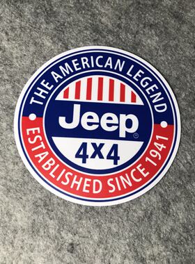 个性汽车摩托改装车贴后窗划痕遮挡JEEP 吉普切诺基牧马人D749