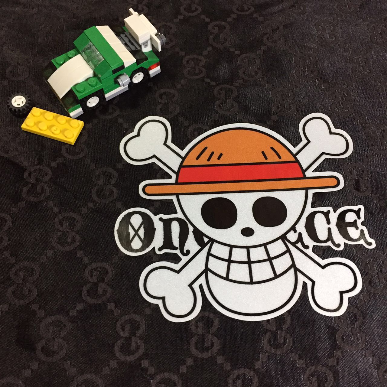海贼王贴纸 骷髅头 油箱盖贴 汽车外饰贴纸 改装潮流贴 车装饰D39