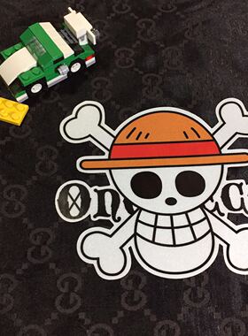 海贼王贴纸 骷髅头 油箱盖贴 汽车外饰贴纸 改装潮流贴 车装饰D39