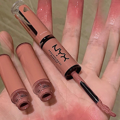 NYX双头唇釉持久不沾杯奶咖色