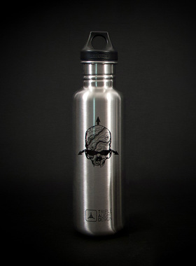 TAD总代理Skull Kanteen合作款不锈钢便携大容量骑行军水壶现货