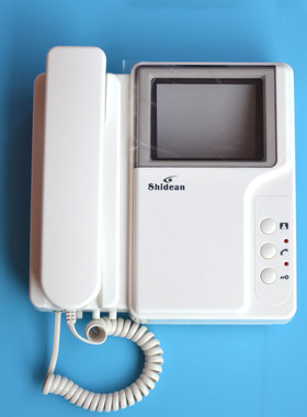 原装视得安SD-980RY37黑白可视对讲门铃 SD-980R3BS彩色7寸面板显