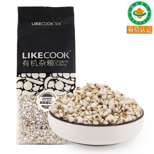 艾谷有机薏仁米 300g 鲜薏米可搭红豆薏苡仁五谷杂粮小薏米仁新货